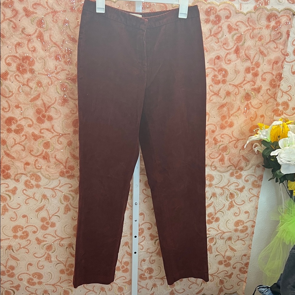 Neiman Marcus Corduroy Pants in Rich Red Orange $18